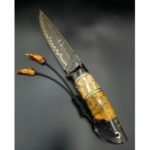 ОСА ексклюзивний колекційний ніж ручної роботи майстра студії Павла Гончаренка, замовити купити в Україні (Сталь К110™ в ламінаті з тієї ж к110 61 HRC). Photo 3